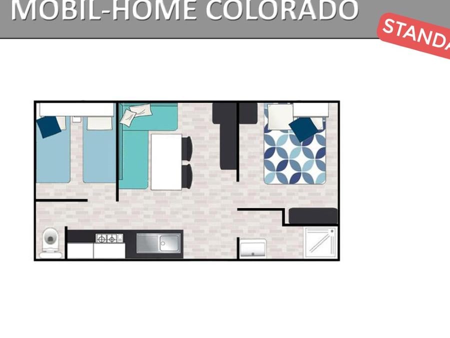 Mobilhome 6 personnes - COLORADO. STANDARD 9