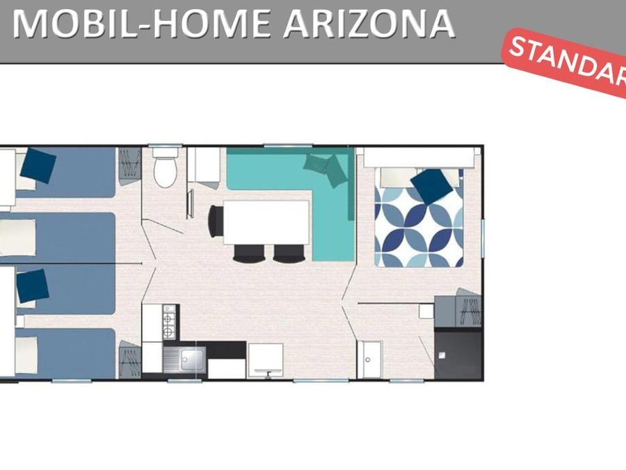 Mobilhome 6 personnes - ARIZONA. STANDARD 9