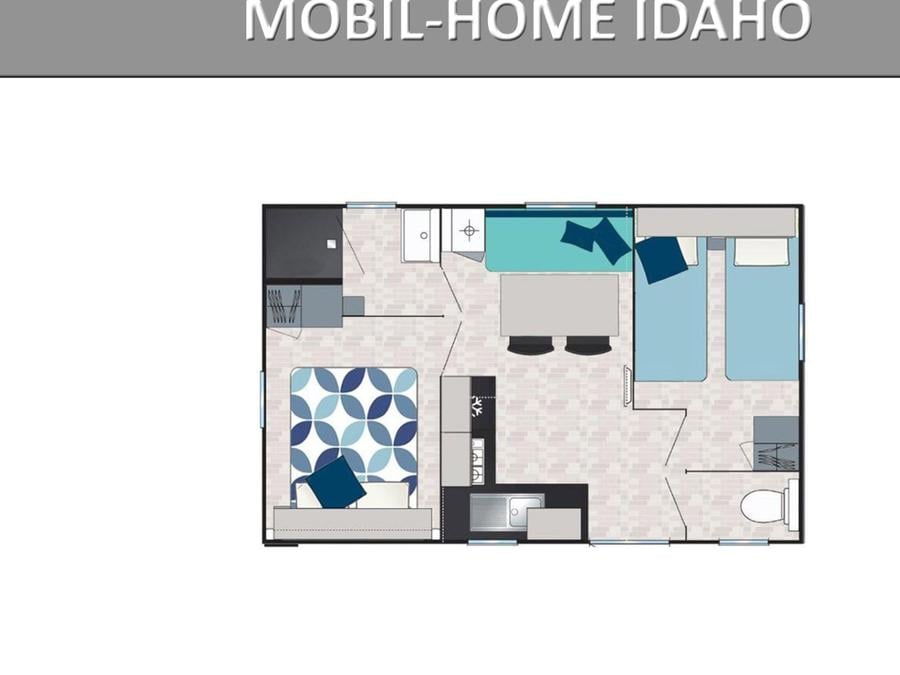 Mobilhome 4 personnes - IDAHO VUE MER. STANDARD 6