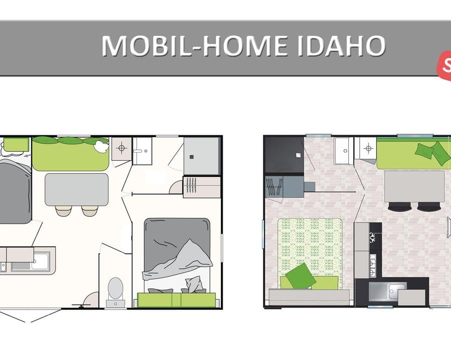 Mobilhome 4 personnes - .IDAHO STANDARD 8