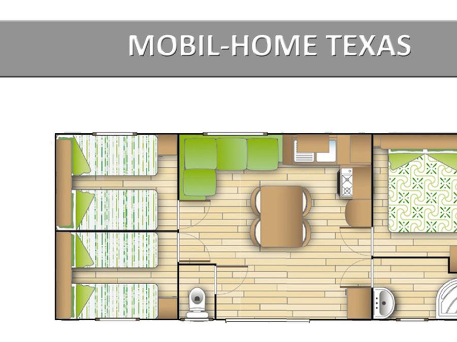 Mobilhome 8 personnes - TEXAS. ECO 8