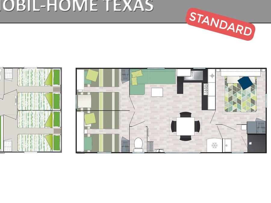 Mobilhome 8 personnes - TEXAS STANDARD 9
