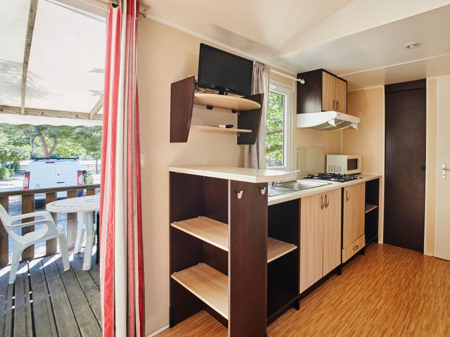Mobilhome 2 personnes - Olea - 2 personnes inclus possible 2 personnes supplémentaires en option payante à réserver auprès du fournisseur 3