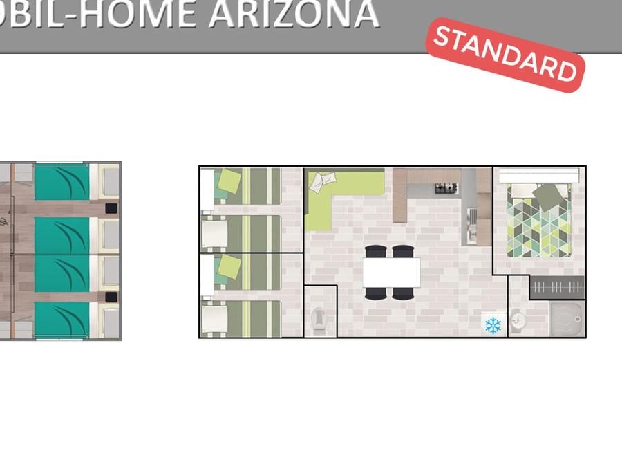 Mobilhome 6 personnes - ARIZONA STANDARD 9