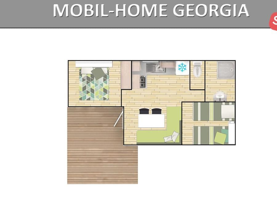 Mobilhome 4 personnes - GEORGIA. STANDARD 9