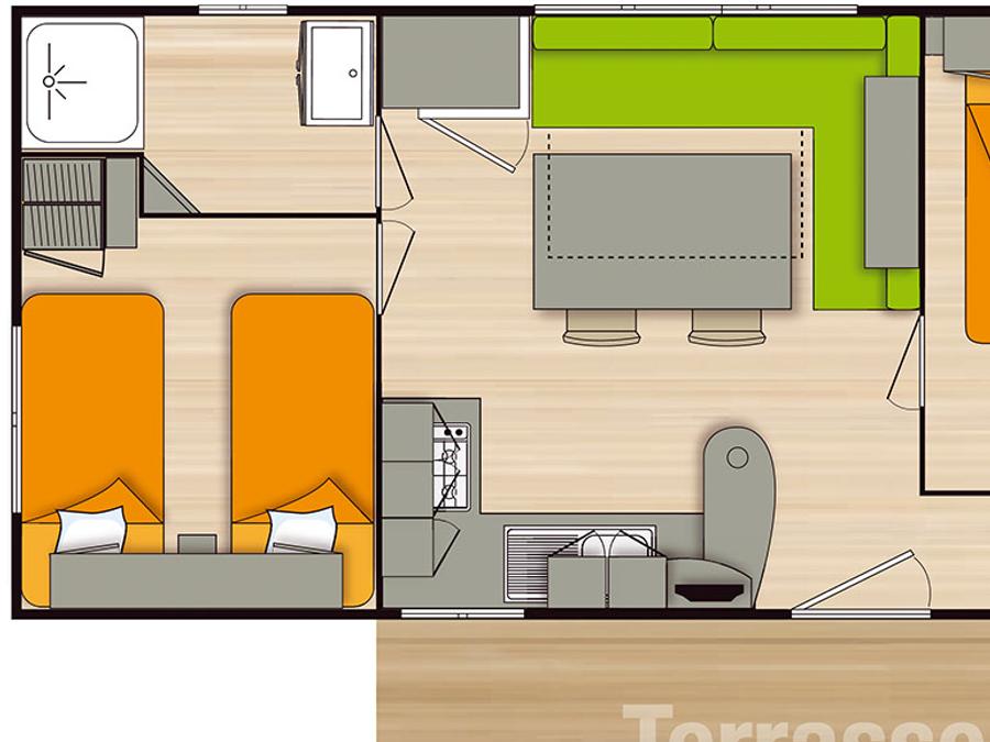Mobilhome 4 personnes - Classique 4