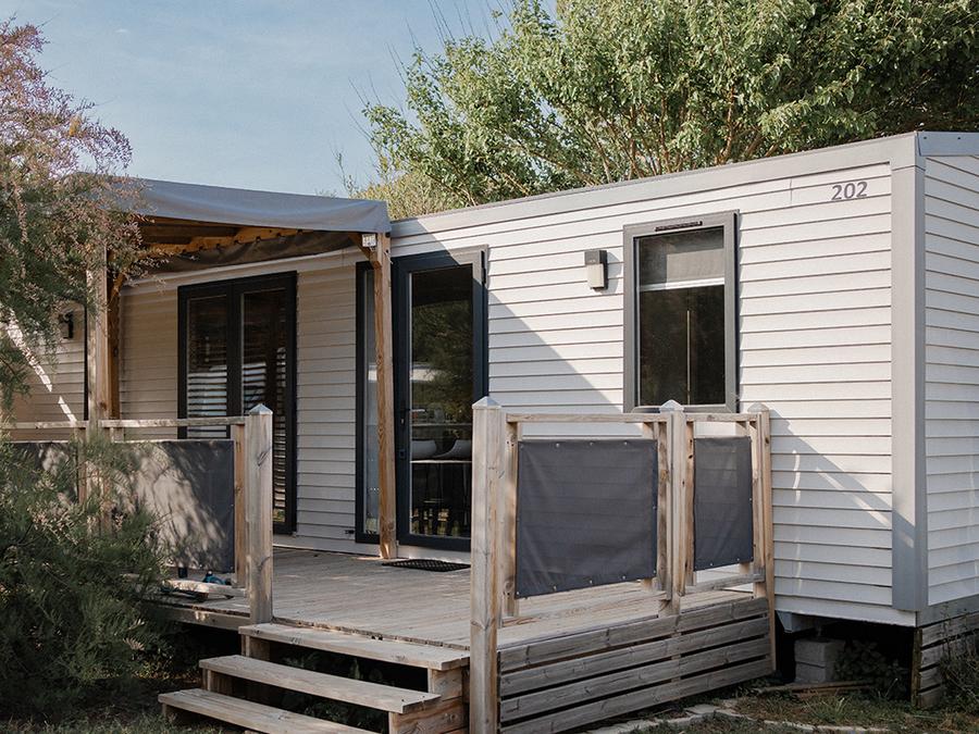 Mobilhome 6 personnes - PRESTIGE - 40m² 6/8 Pers. | CLIM 4