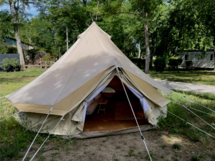 Tente en toile et en bois 2 personnes - Bivouac - 2 pers 0