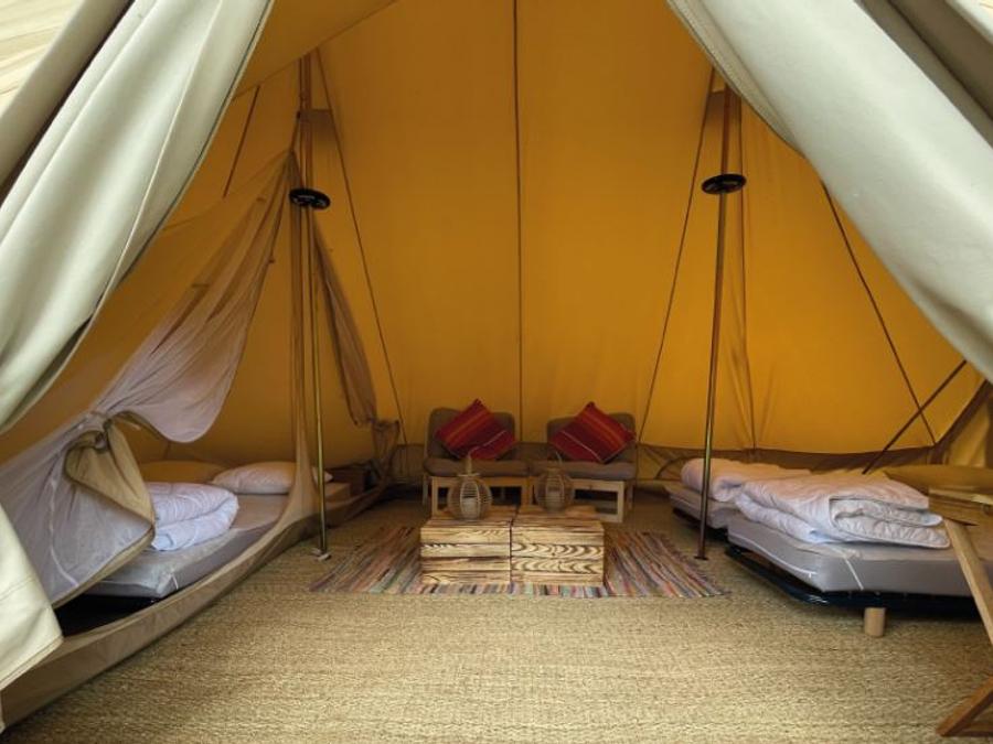 Tente en toile et en bois 4 personnes - Familiale - 4 pers 1