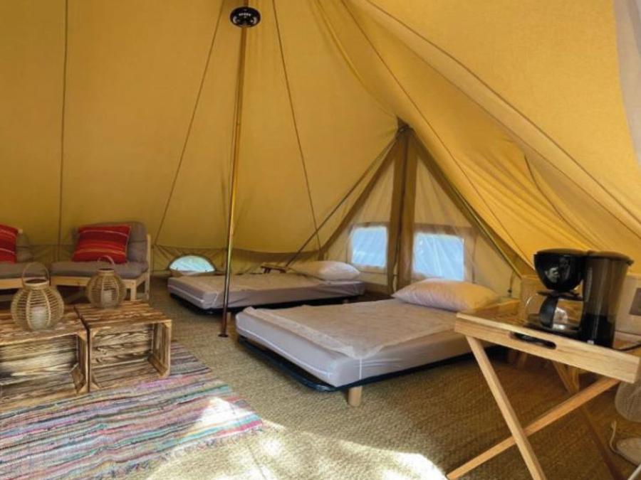 Tente en toile et en bois 4 personnes - Familiale - 4 pers 2