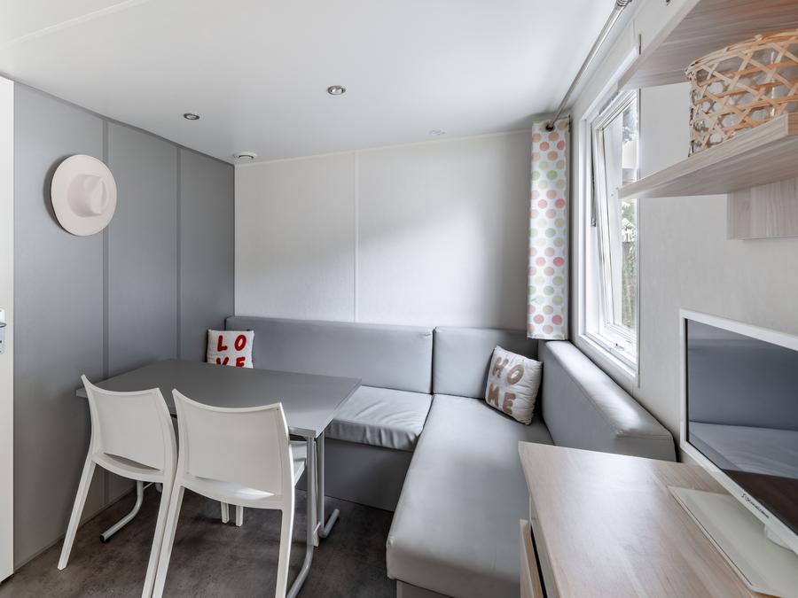 Mobilhome 2 personnes - Mobil-home Confort 18,60 m² (1 chambre) + terrasse bois semi-couverte 2