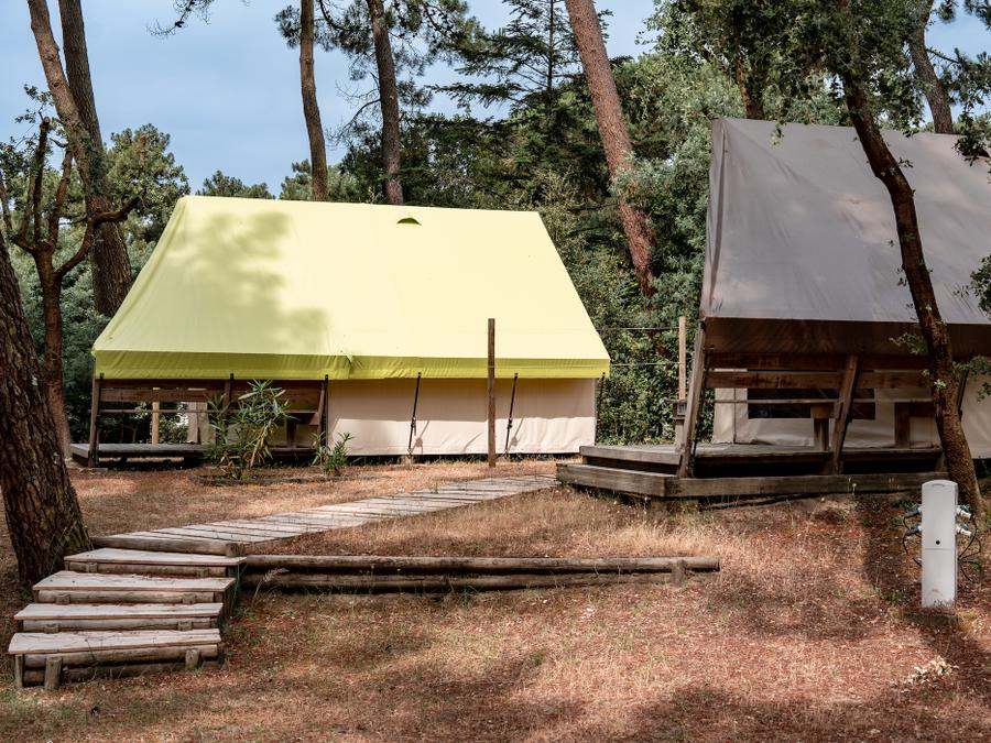 Lodge 4 personnes - Tente Écolodge Confort 17m² (2 chambres) - sans sanitaires 1