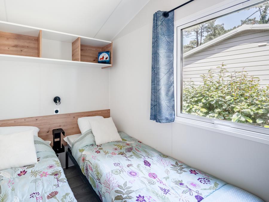 Mobilhome 4 personnes - Mobil-home Premium 31m² (2 chambres) + Lave Vaisselle + terrasse semi-couverte 15m² 7
