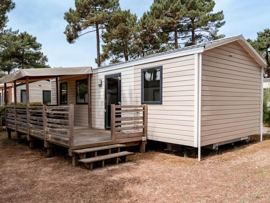 Mobilhome 4 personnes - Mobil-home Premium 32m² (2 chambres - 2 sdb) + Lave Vaisselle + terrasse semi-couverte 15m² 0