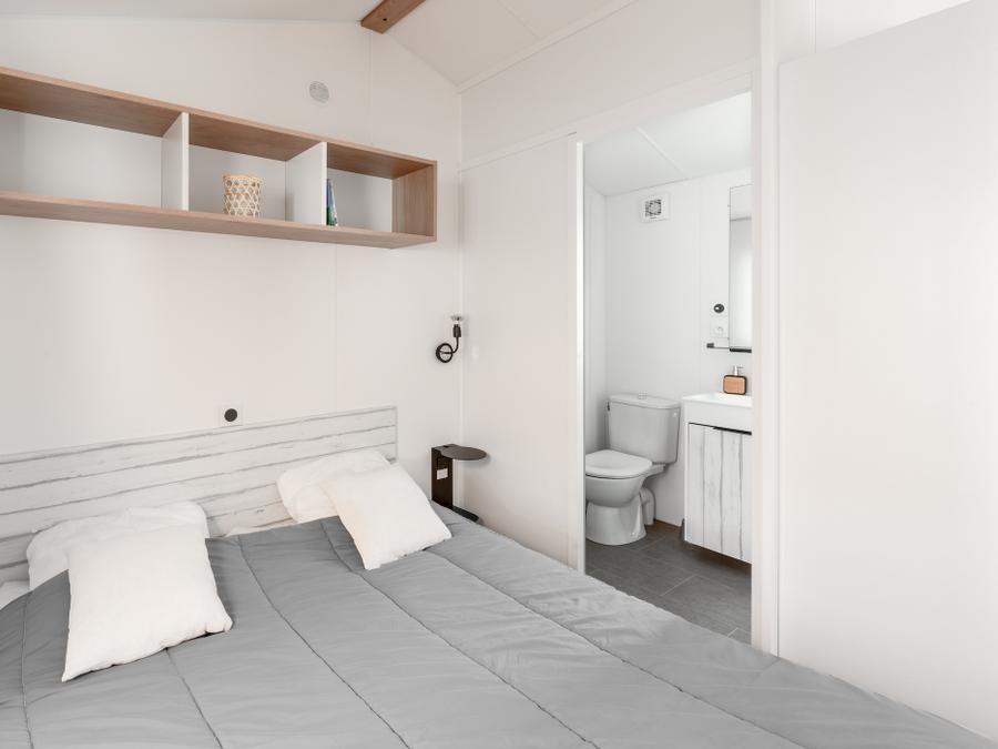 Mobilhome 4 personnes - Mobil-home Premium 32m² (2 chambres - 2 sdb) + Lave Vaisselle + terrasse semi-couverte 15m² 4