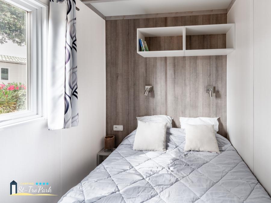 Chalet 4 personnes - Chalet Confort 26.5m² (2 chambres) + terrasse couverte + TV 6