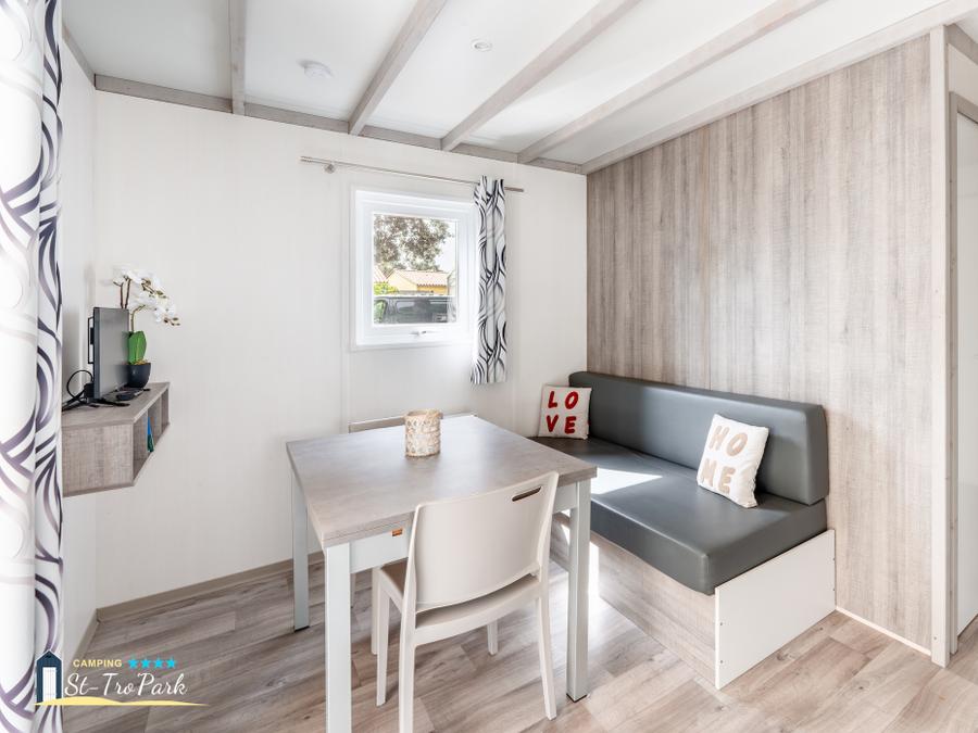 Chalet 4 personnes - Chalet Confort 26.5m² (2 chambres) + terrasse couverte + TV 3