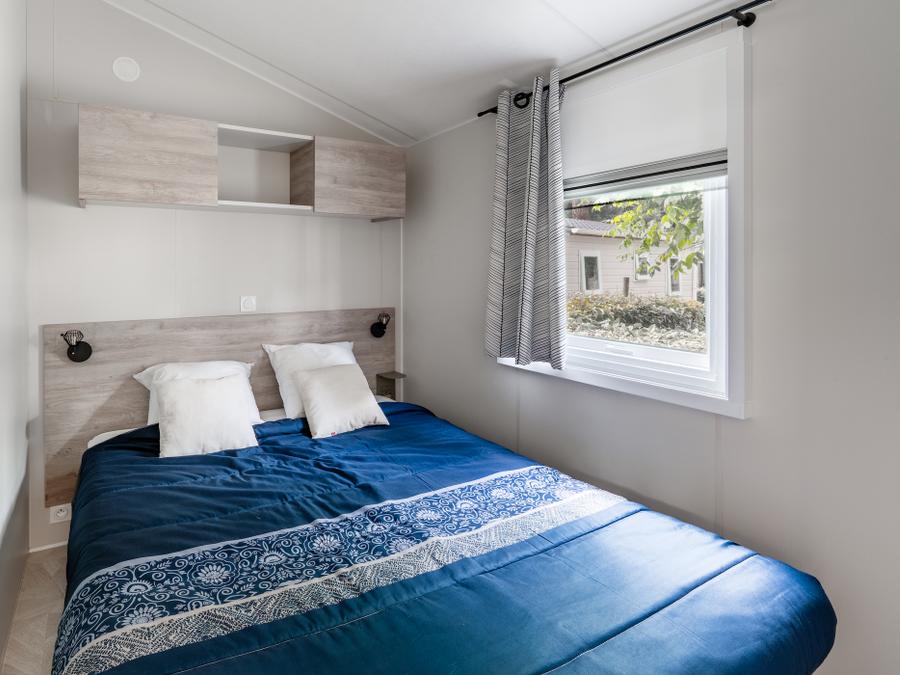 Mobilhome 2 personnes - Mobil-home Premium 19m² (1 chambre) + Lave-vaisselle + Terrasse semi-couverte 11m² 3
