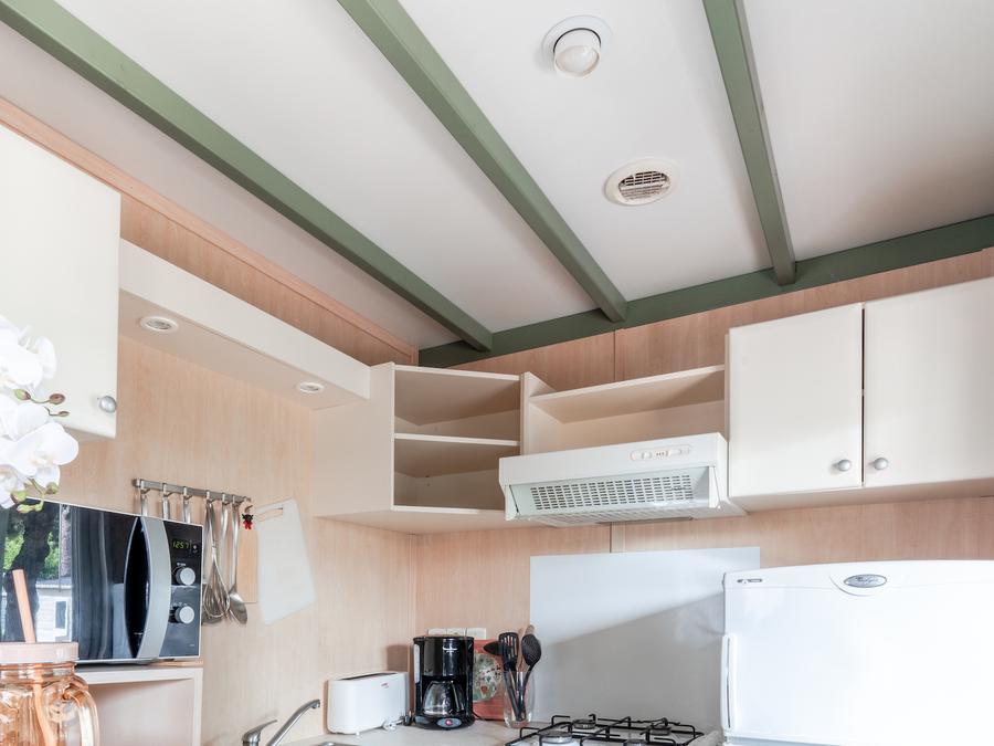 Chalet 4 personnes - Chalet Premium 35m² (2 chambres) + Climatisation + Lave-vaisselle + Terrasse couverte 12m² 4