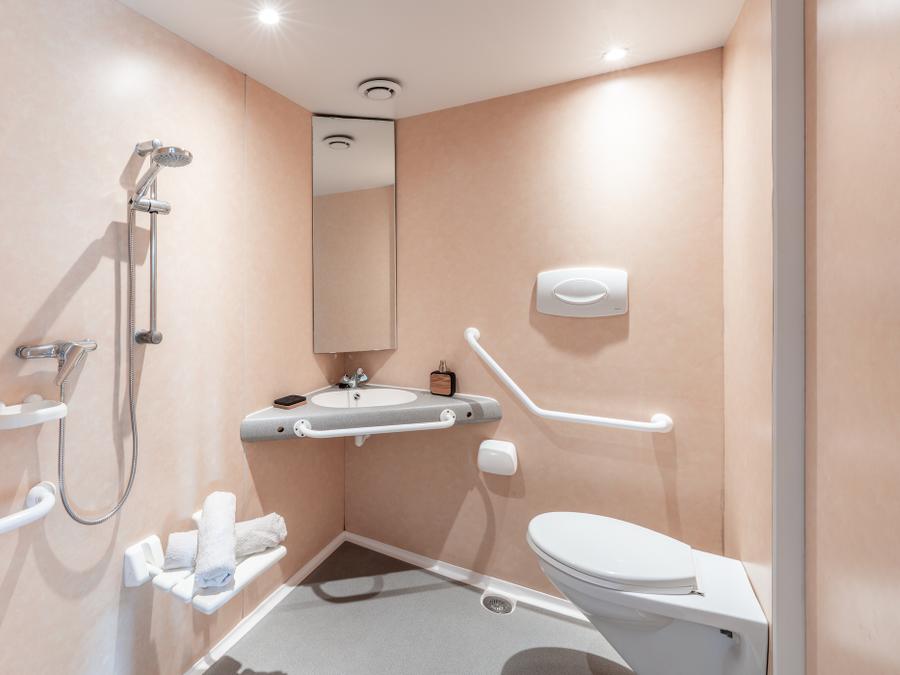 Mobilhome 4 personnes - Premium 32m² (2 chambres) réservé aux personnes à mobilité réduite avec climatisation 7