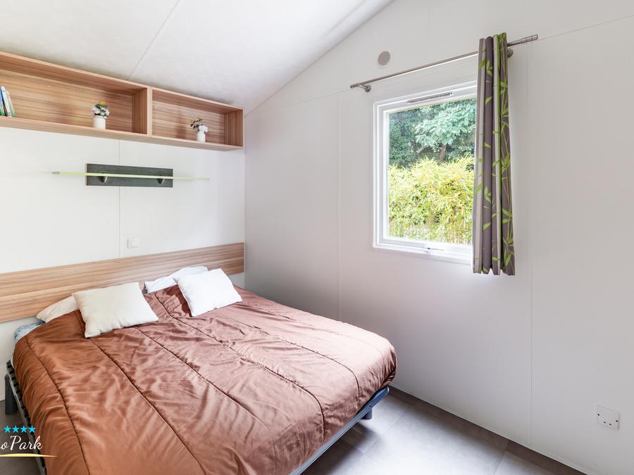 Mobilhome 4 personnes - Mobil-home Confort 27.5m² (2 chambres) + terrasse bois semi-couverte 11m² 5
