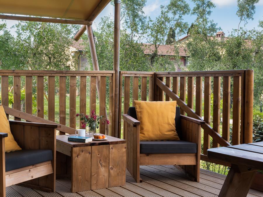 Lodge 4 personnes - Tente Ecolodge Safari - Sanitaire + Cuisine 0