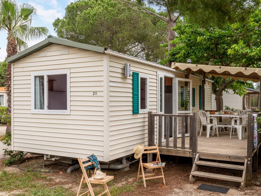 Mobilhome 4 personnes - Classic | 2 Ch. | 4 Pers. | Terrasse surélevée | Clim. 0