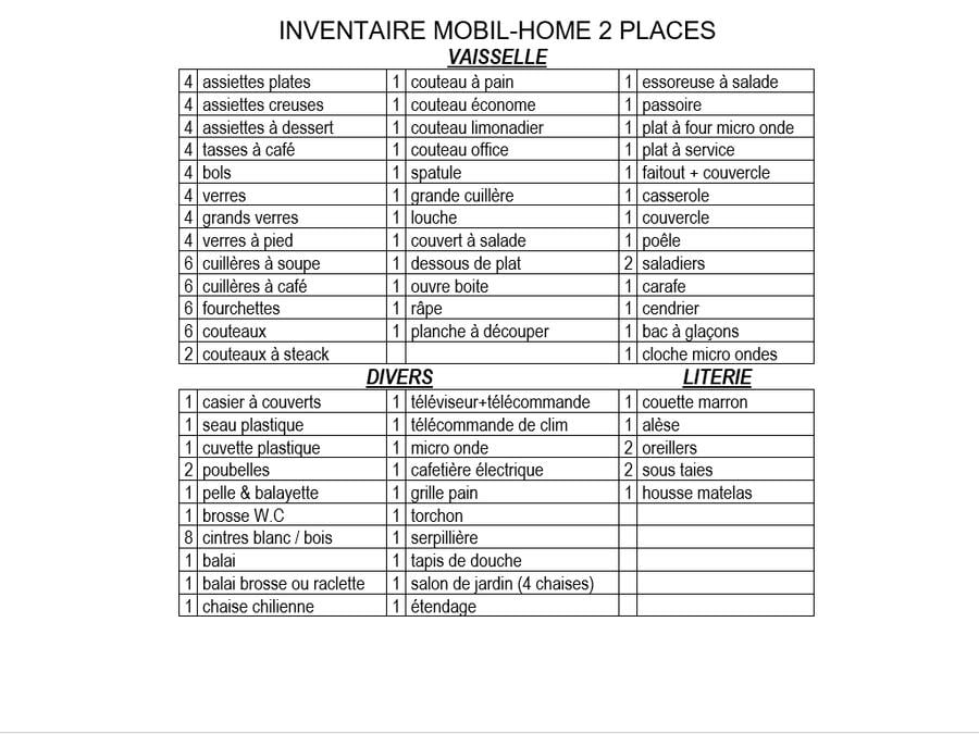 Mobilhome 2 personnes - TERRASSE CLIM TV 4