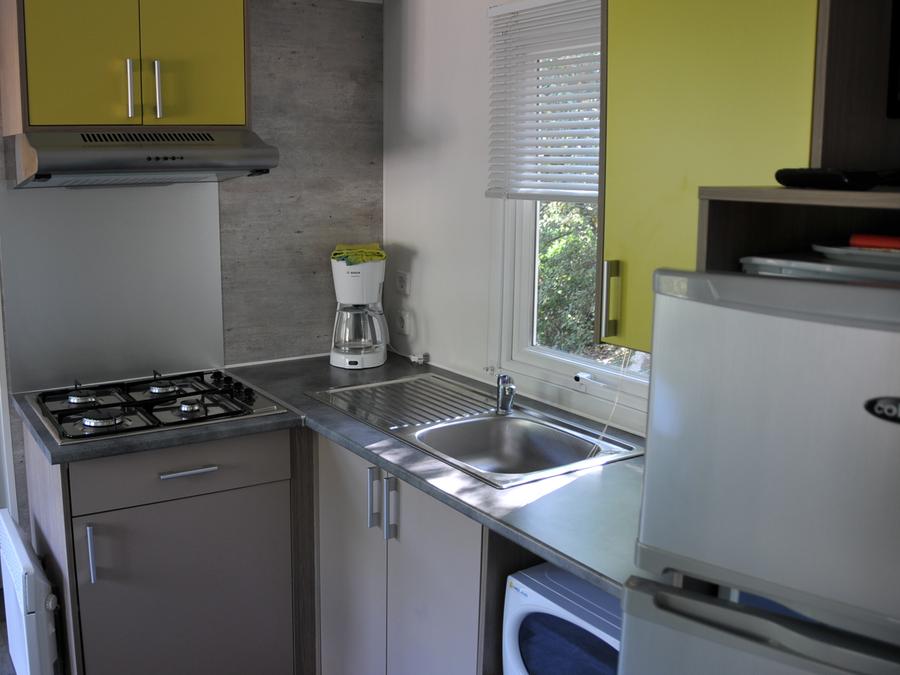 Mobilhome 4 personnes - 4 personnes avec terrasse + climatisation + TV - 31m² 8