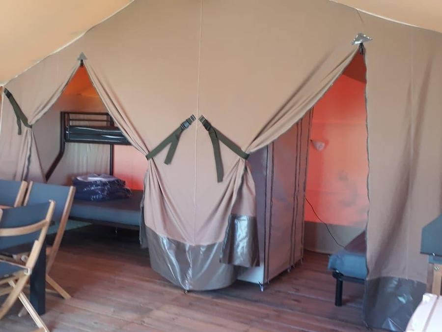 Tente en toile et en bois 5 personnes - Lodge 5 pers 3