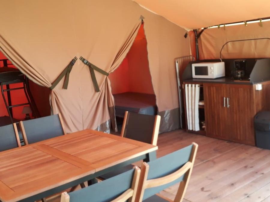 Tente en toile et en bois 5 personnes - Lodge 5 pers 6