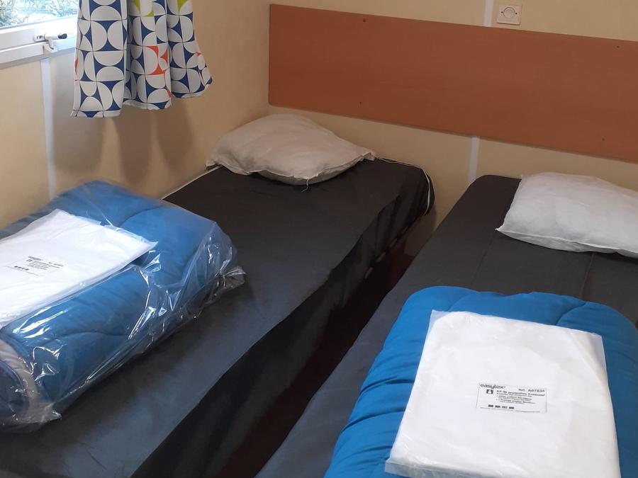 Mobilhome 6 personnes - Mobil home Welcome - 3 CH 6 pers 7