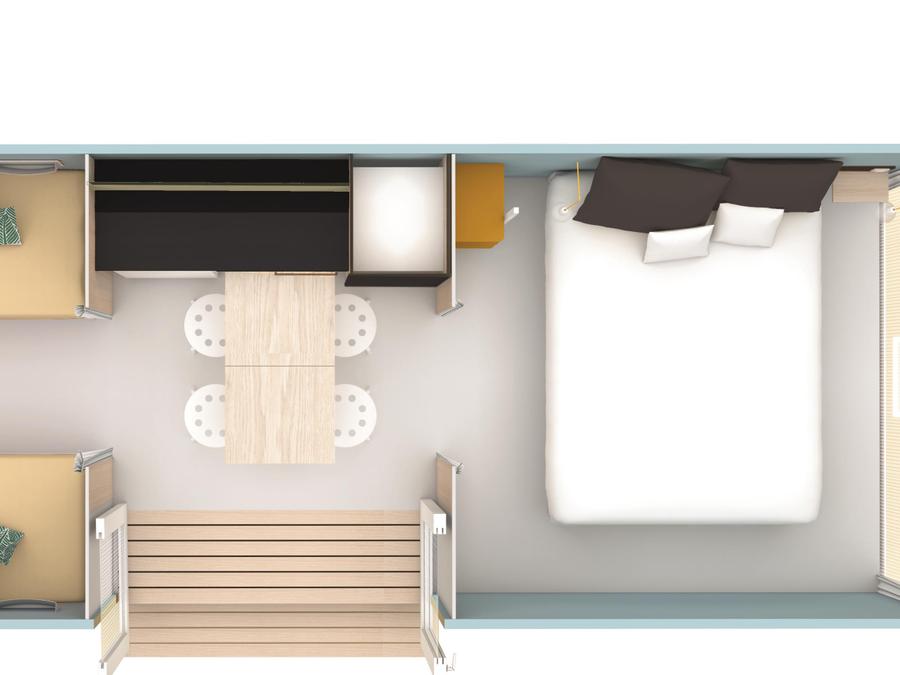 Bungalow toilé 4 personnes - Coco Sweet- sans sanitaire 11