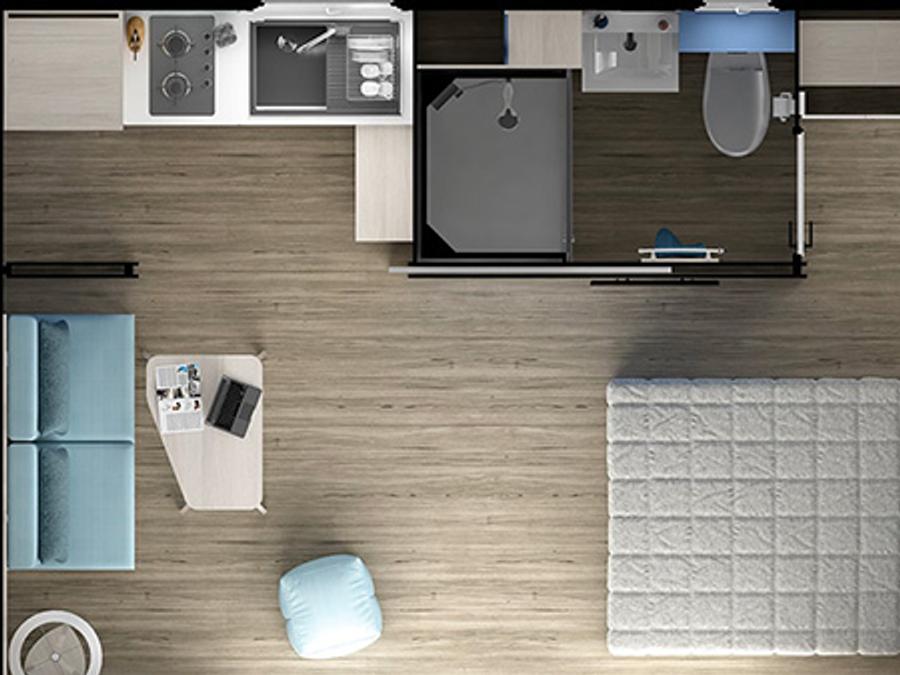 Mobilhome 2 personnes - Mobil-home Otello Solo Premium 1
