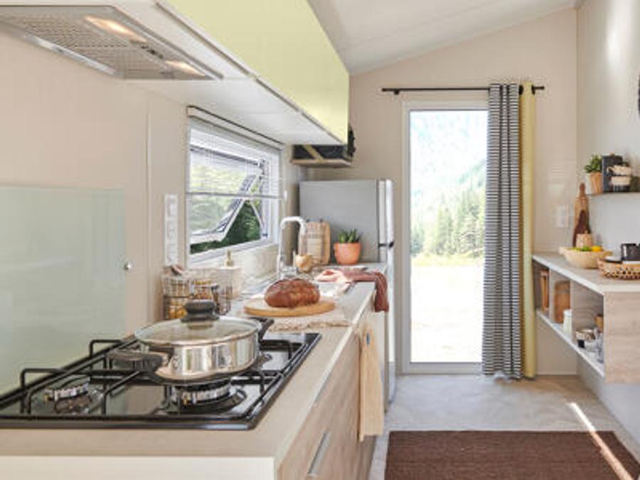 Mobilhome 4 personnes - Mobil-home 33 m² Bahia Duo Espace 2 chambres 2