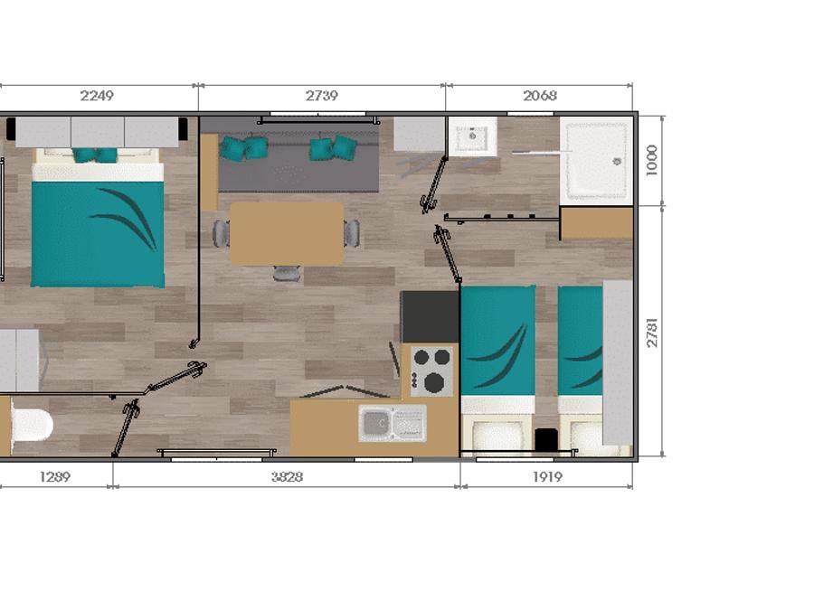 Mobilhome 4 personnes - Louisiane Océane 8
