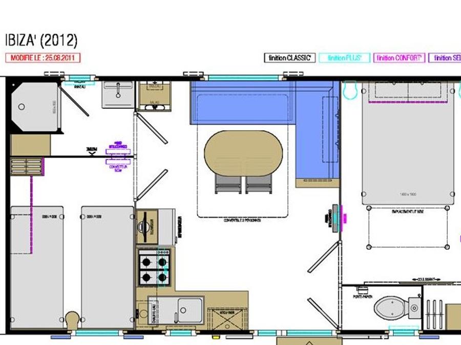 Mobilhome 4 personnes - CONFORT+ 27m² 6