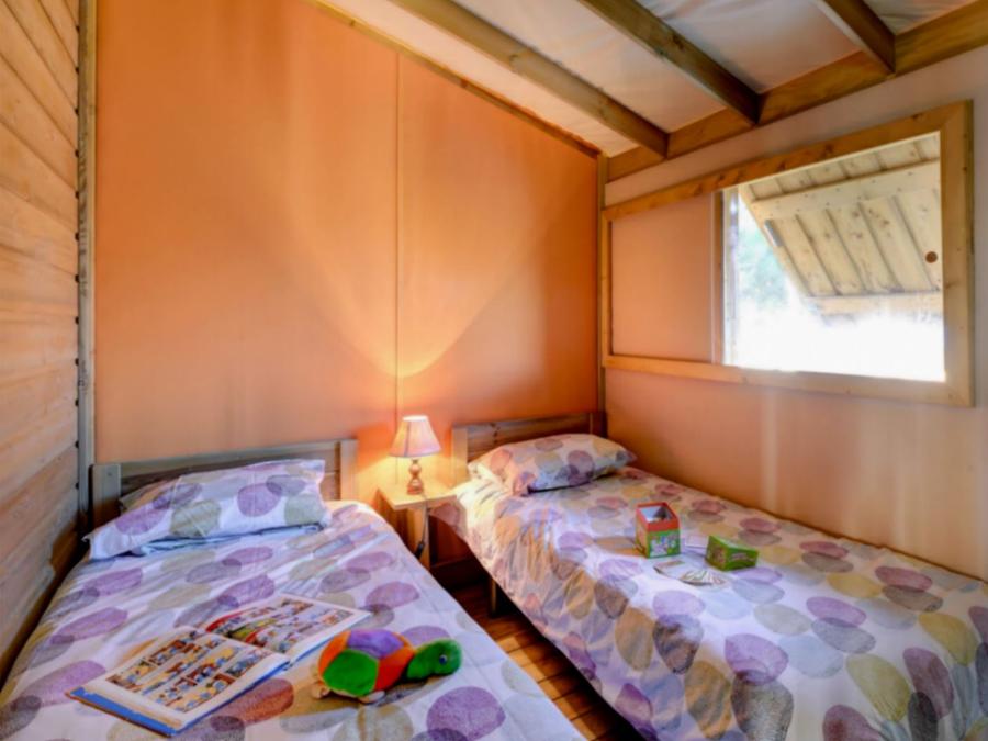 Tente en toile et en bois 4 personnes - LODGE PREMIUM SWEET 5