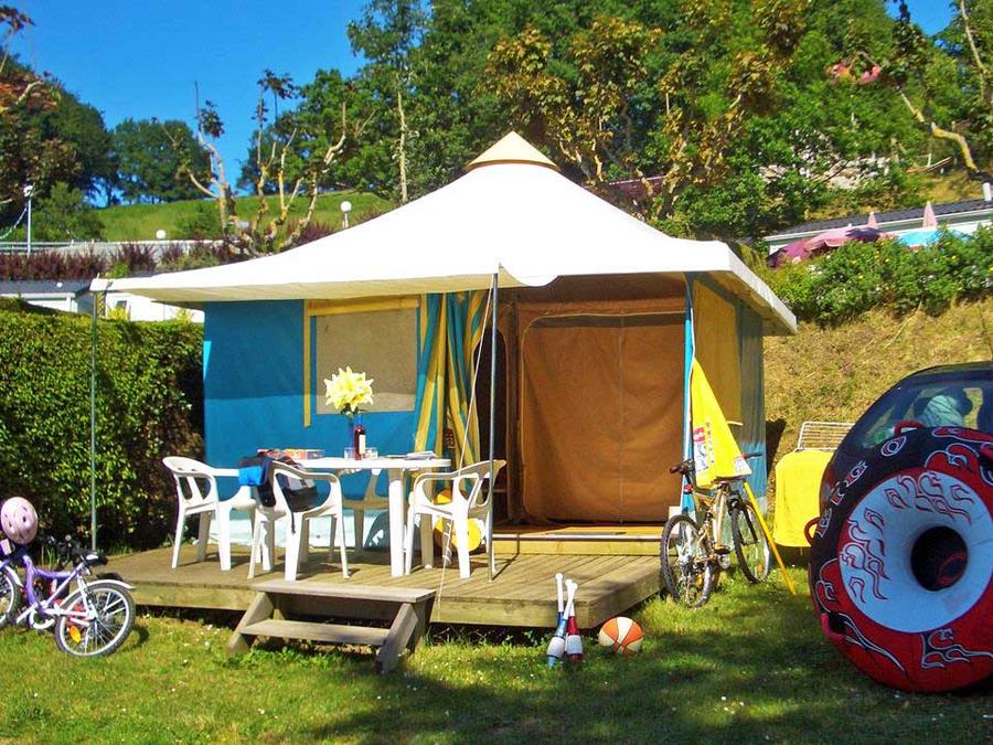 Bungalow toilé 4 personnes - BENGALI - sans sanitaires 0