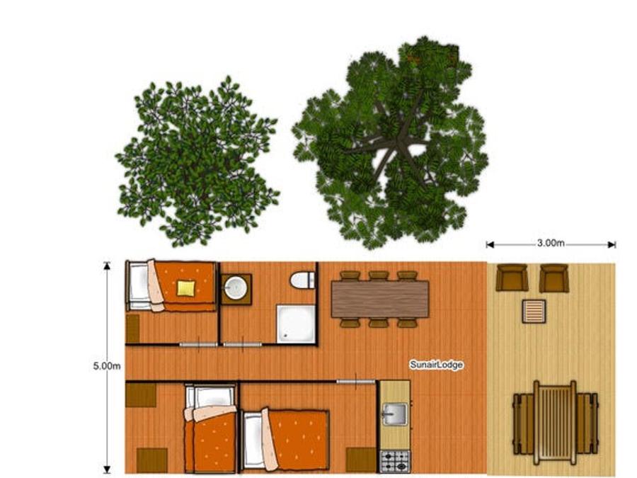 Lodge 6 personnes - Tente Lodge 6 personnes 6