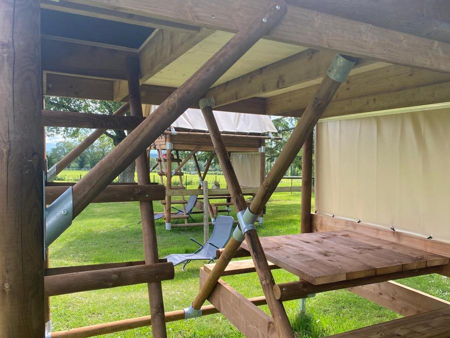 Tente 2 personnes - Tente Bivouac - sanitaires communs 3