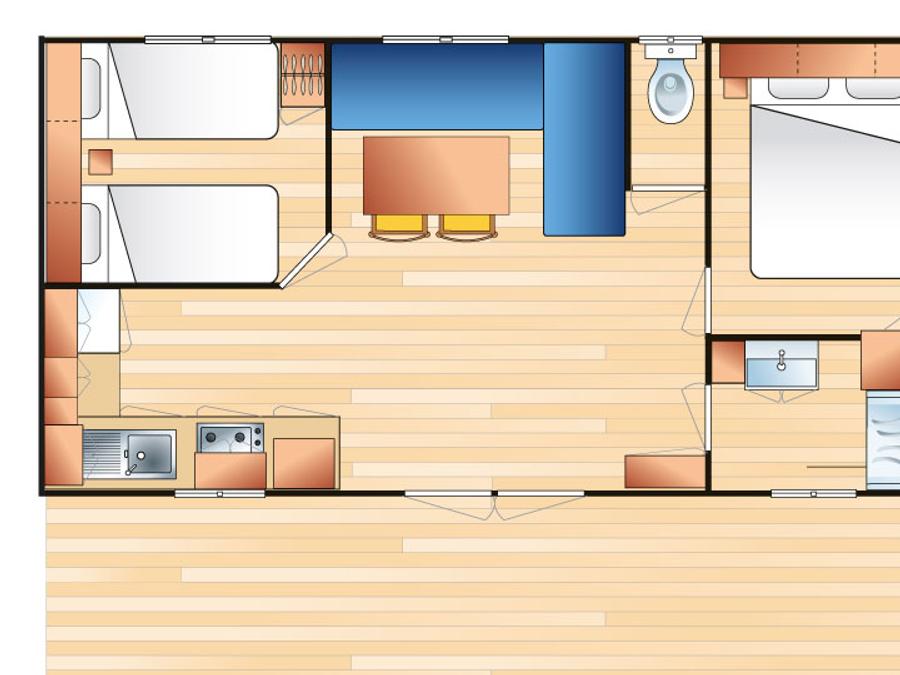 Mobilhome 4 personnes - SUNELIA CONFORT ESPRIT SUD 3