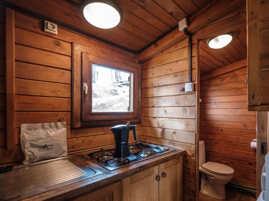 Tiny house 2 personnes - CABAÑA DE MADERA BASIC FAMILY 2