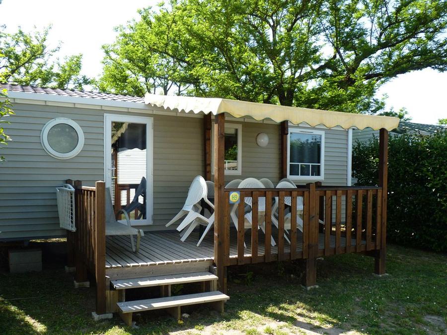 Mobilhome 7 personnes - Mobil home Standard 32 m² 3 chambres + terrasse 12m² semi-couverte (9m²) 6/7 pers 0