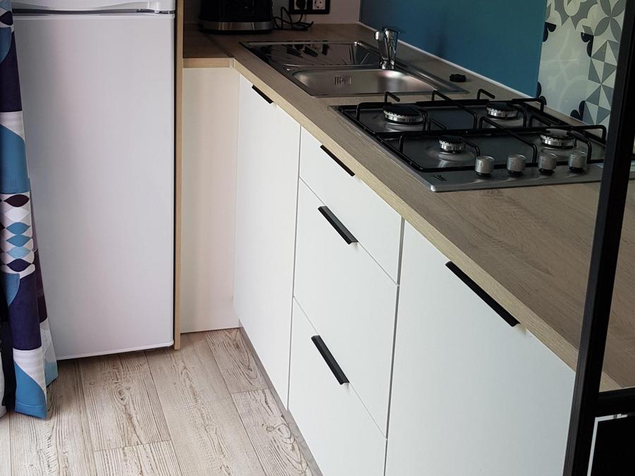 Mobilhome 7 personnes - Mobil home Luxe 32m² 3 chambres + terrasse 12m² semi-couverte (9m²) + TV + Clim 6/7 pers 1