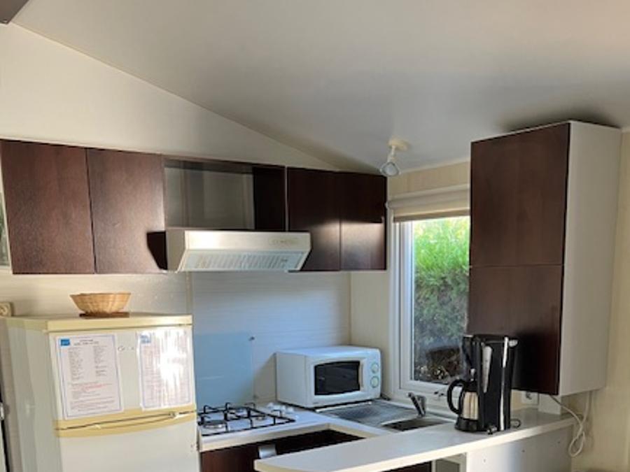 Mobilhome 5 personnes - Mobil home Standard 32 m² 2 chambres + terrasse 12m² semi-couverte (9m²) 4/5 pers 0