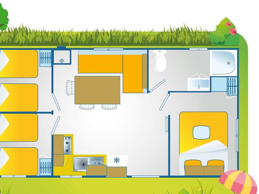 Mobilhome 7 personnes - Happy Premium 11