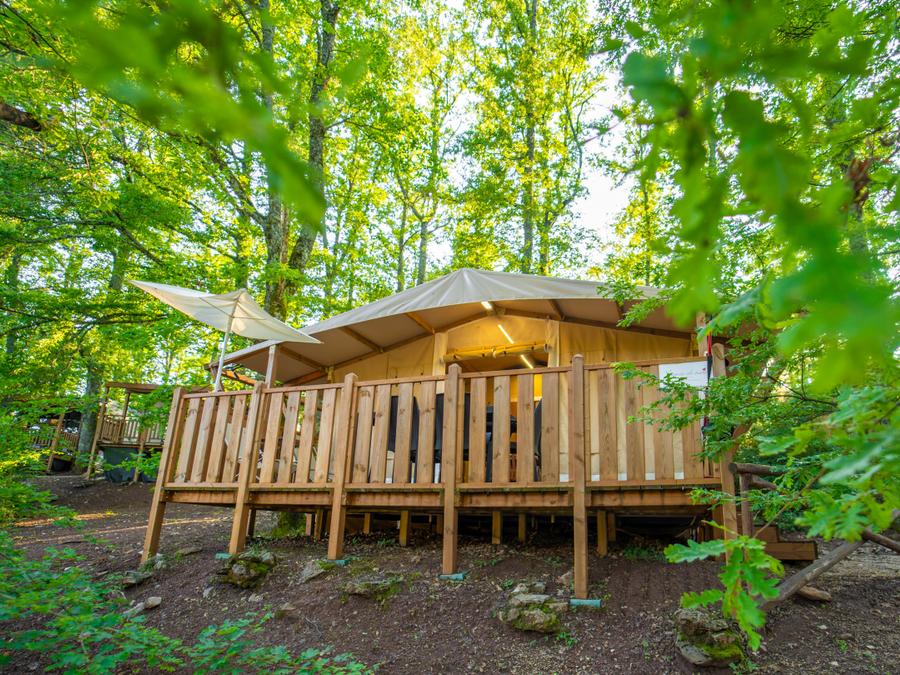 Tente en toile et en bois 5 personnes - Lodge Tent Deluxe 0