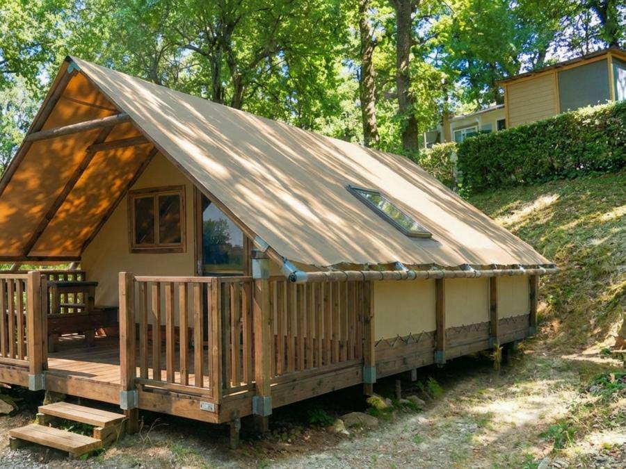 Tente en toile et en bois 5 personnes - Safari Lodge all season 7