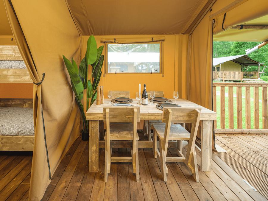 Tente en toile et en bois 5 personnes - Glamptent Basic 3